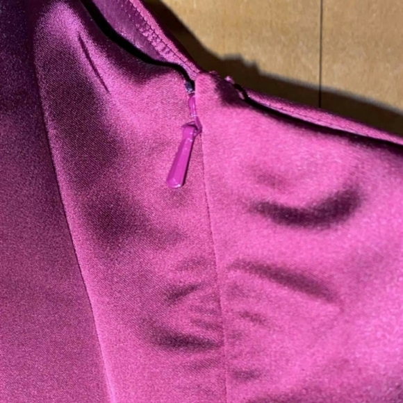 David's  Bridal One Shoulder Short Dress - Picture 9 of 11